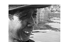 Portrait of Pak Siong, an Orang Suku Laut elder and turtle expert